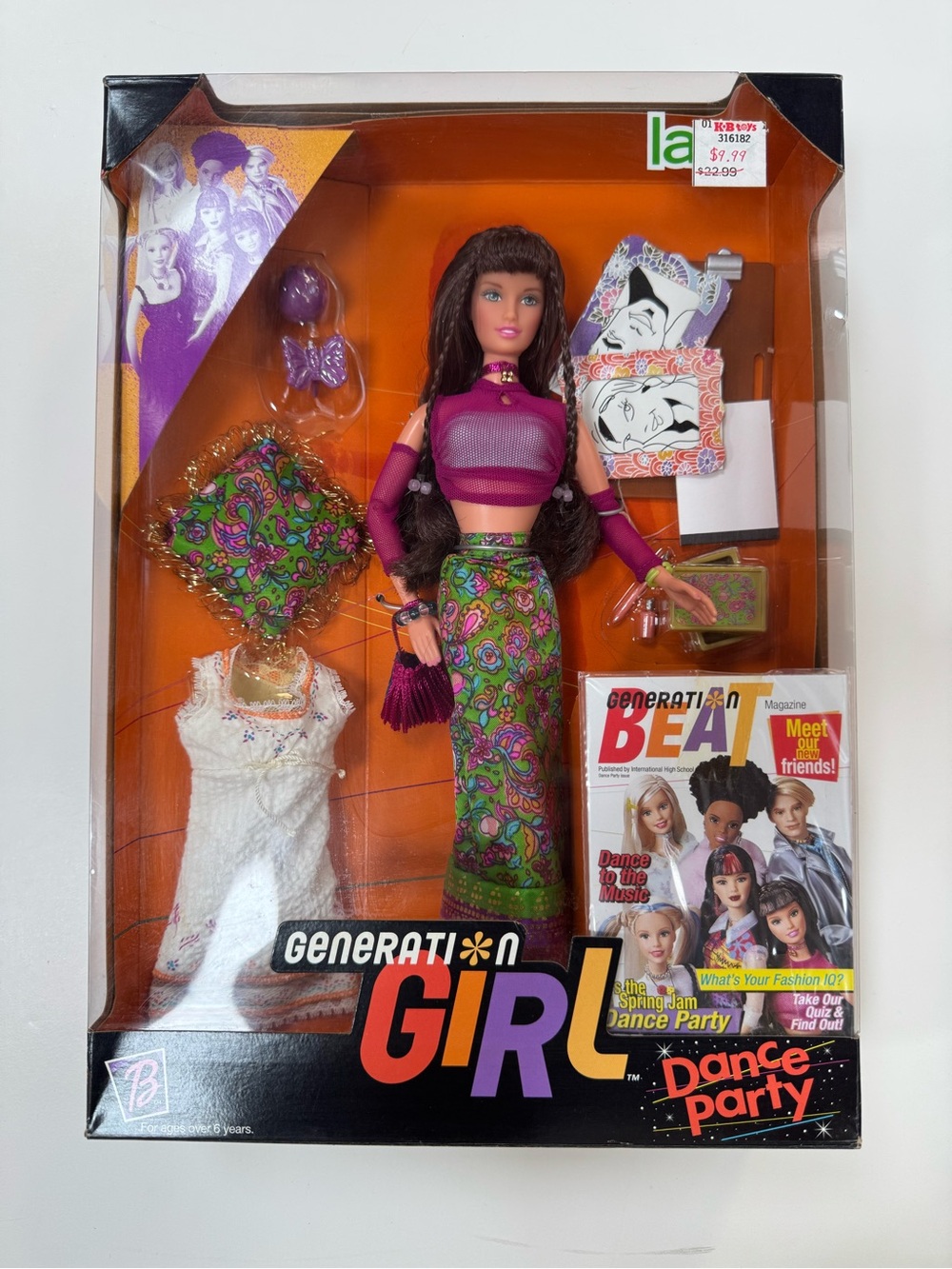 1999 NRFB Generation Girl Lara Dance Party Barbie Doll Vintage